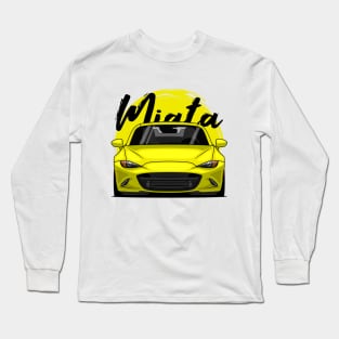 Yellow Miata MX5 ND Long Sleeve T-Shirt